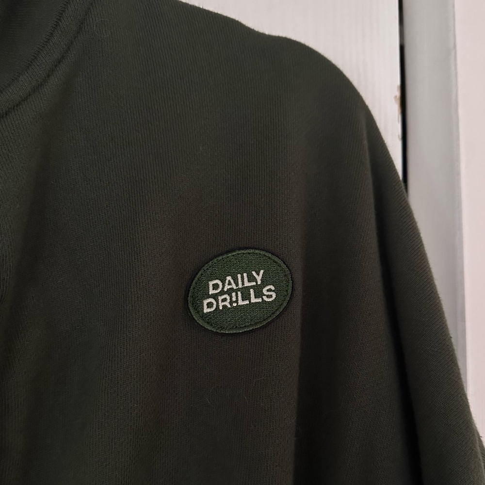 Daily Drills Forest Green Zip-Up - Picture 4 of 4